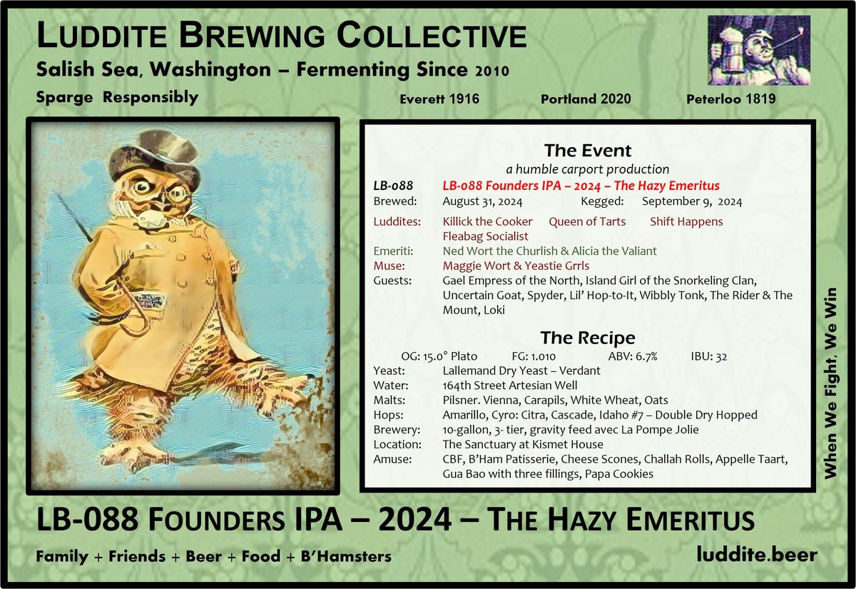 LB-088 Founders IPA 2024 - Hazy Days