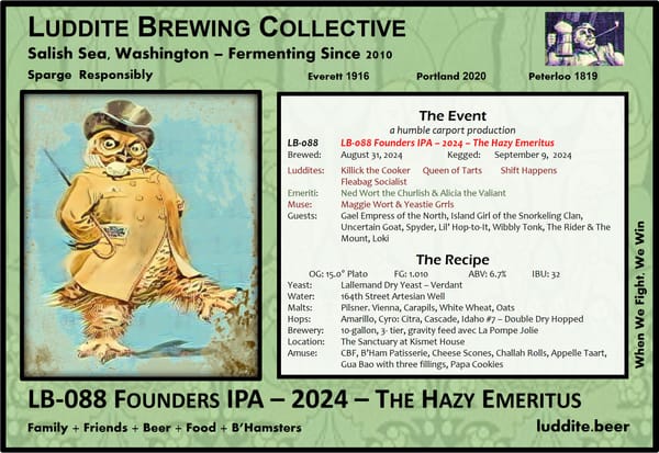 LB-088 Founders IPA 2024 - Hazy Days