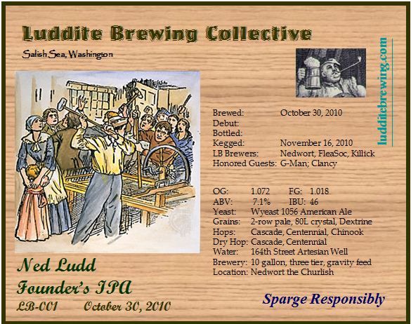 LB-001 Ned Ludd Founder's IPA