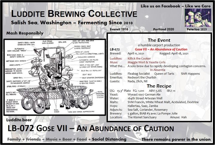 LB-072 Gose VII - An Abundance of Caution (BIAB)