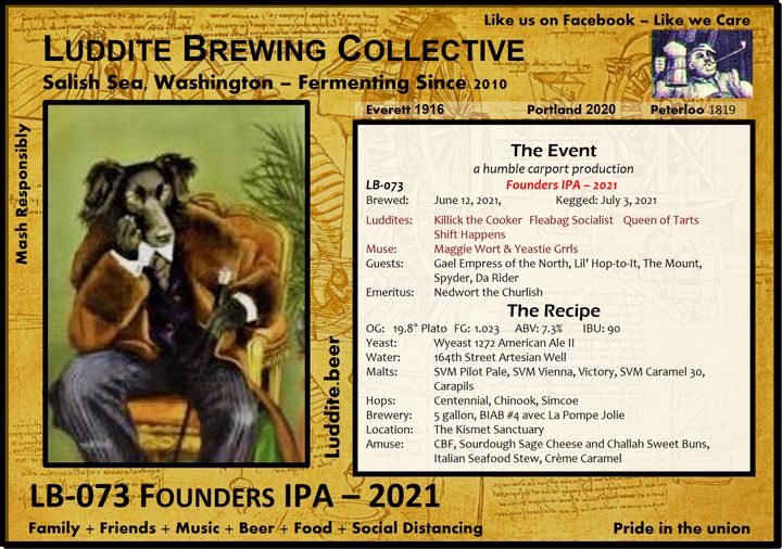 LB-073 Founders IPA - 2021 (BIAB)