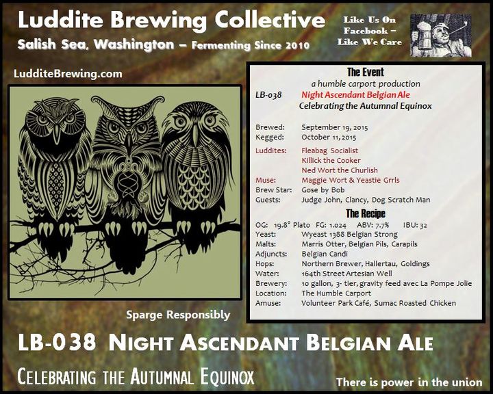 LB-038 Night Ascendent Belgian Ale