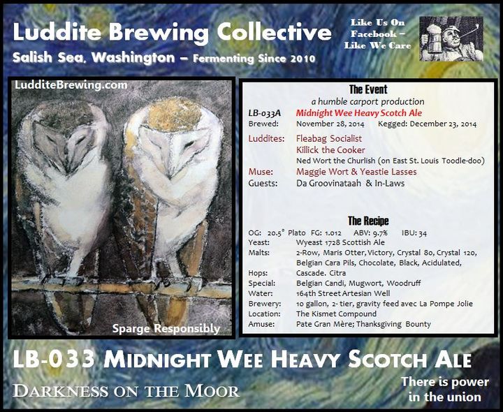 LB-033 Midnight Wee Heavy Scotch Ale