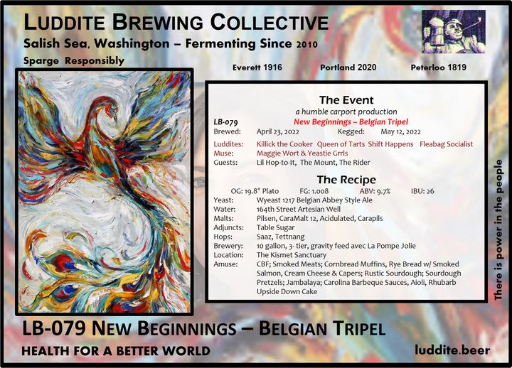 LB-079 New Beginnings - Belgian Tripel