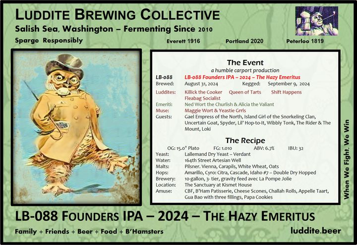 LB-088 Founders IPA 2024 - Hazy Days