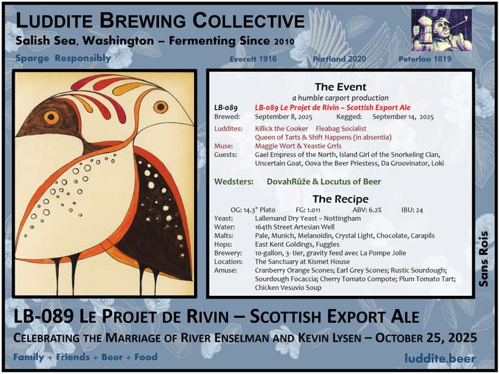LB-089 Le Projet de Rivin – Scottish Export Ale